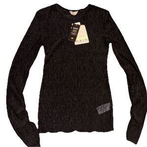 Elegant Black Long Sleeve Top